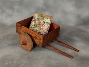 Antique soapbox cart