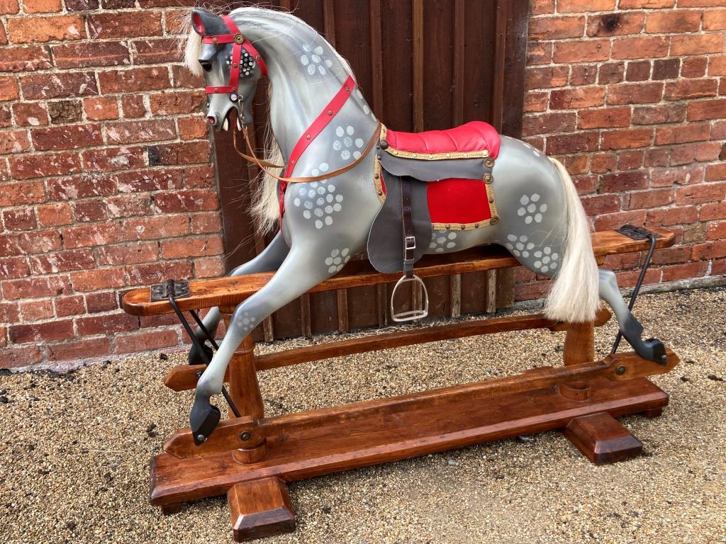 Extra carved Ayres rocking horse