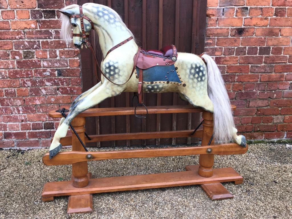 antique rocking horse