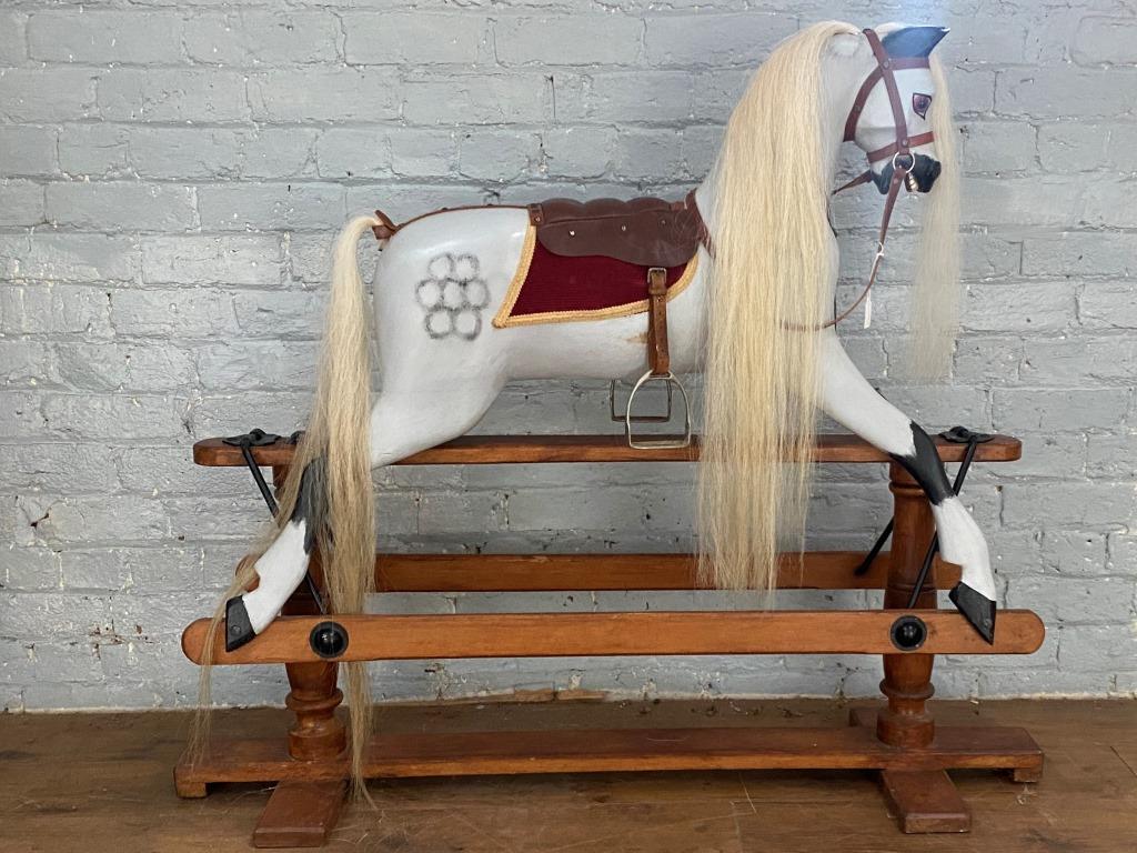 antique lines rocking horse