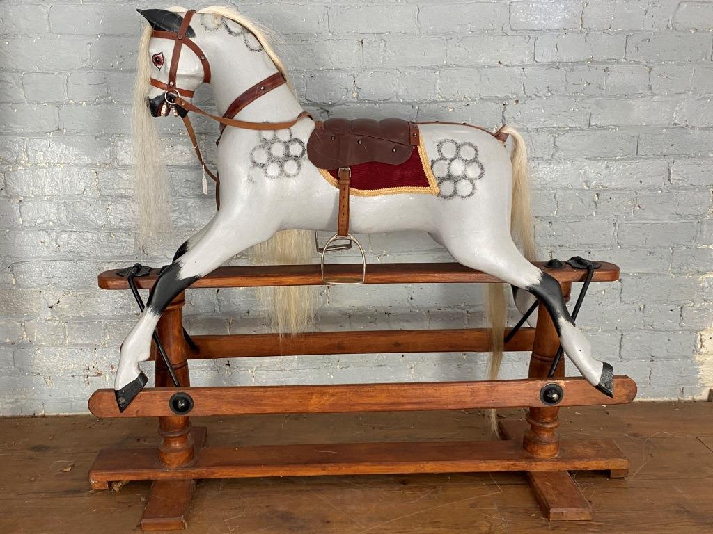 genuine antique rocking horse