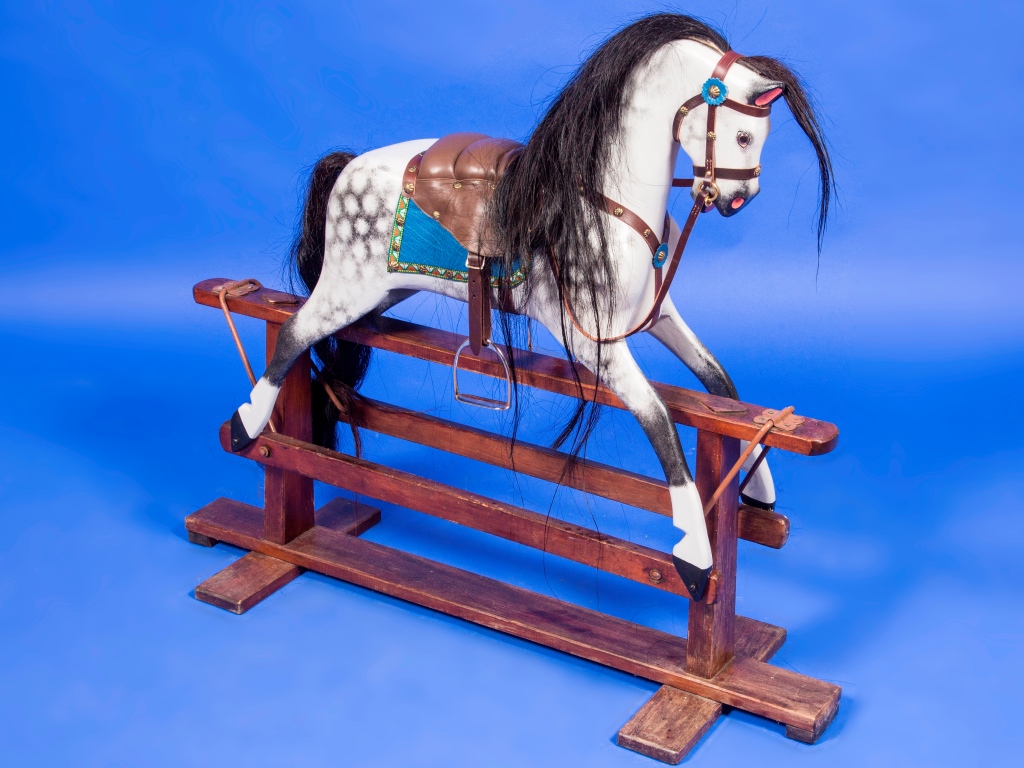 Restored collinsons rocking horse