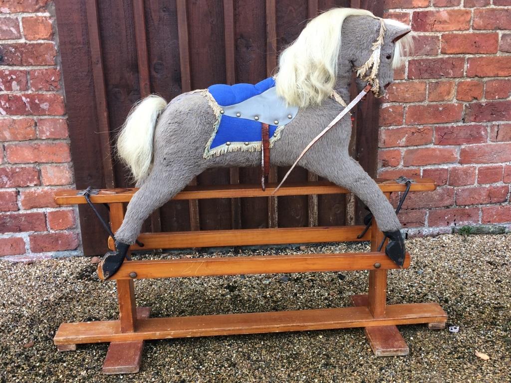 Polychrome Collinsons rocking horse