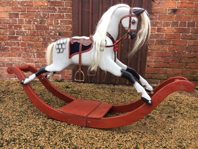 restored lines rocking horse