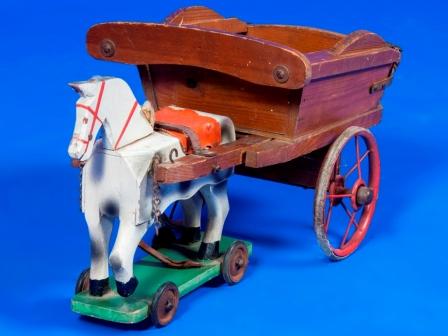 antique leeway tip cart