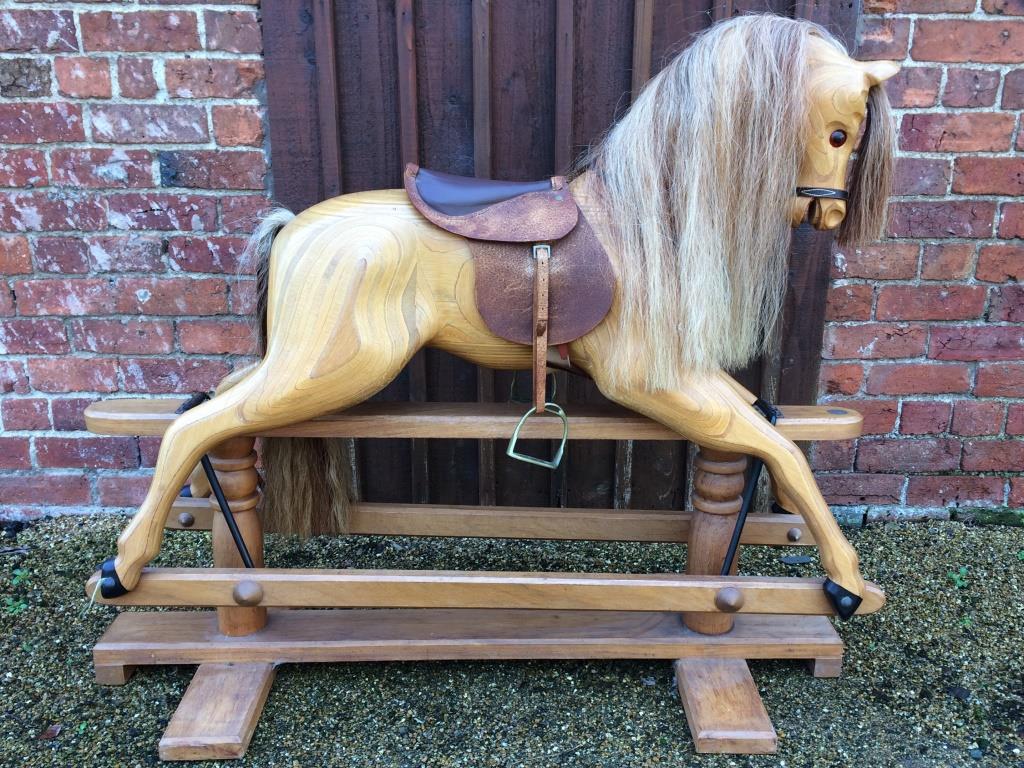 laminate construction rocking horse