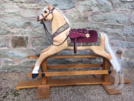 christmas rocking horse