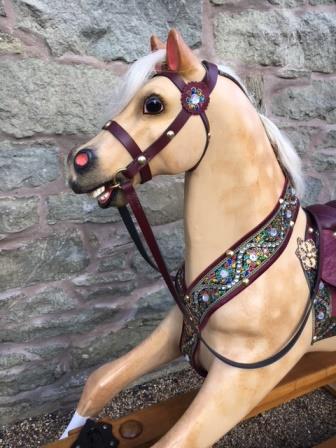 girls rocking horse