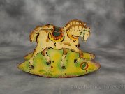 Antique shoofly rocking horse